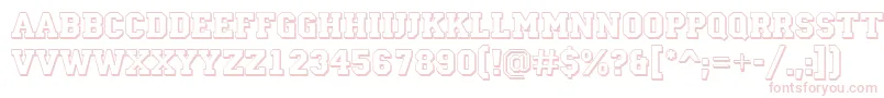 ACampusotlshBold Font – Pink Fonts