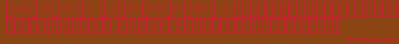 Ww1C Font – Red Fonts on Brown Background