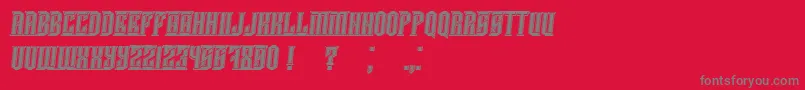 En savoir plus sur la police Damages3DfilledItalic Police Damages3DfilledItalic – polices grises sur fond rouge