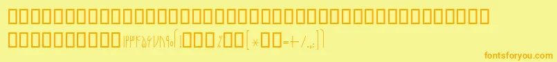 Weitere Informationen zur BNarenj-Schriftart BNarenj-Schriftart – Orangefarbene Schriften auf gelbem Hintergrund