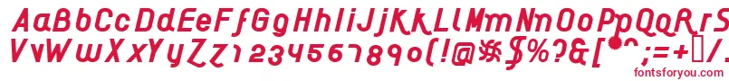 フォントAikelsoBi – 赤い文字