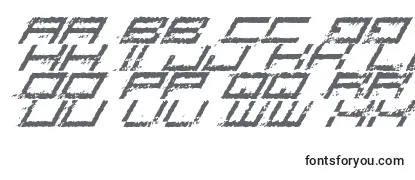Обзор шрифта RustingRoboticaItalic