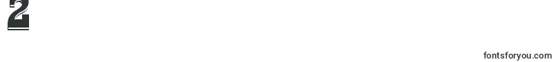 フォントLaTequilaOut – フォント数字2