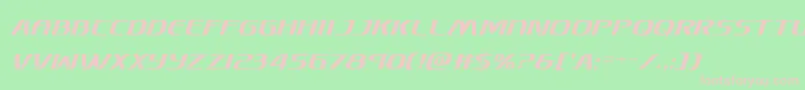 Skymarshalcondital Font – Pink Fonts on Green Background