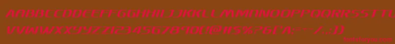 Skymarshalcondital Font – Red Fonts on Brown Background