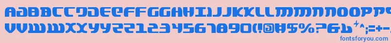 LordOfTheSithCondensed Font – Blue Fonts on Pink Background