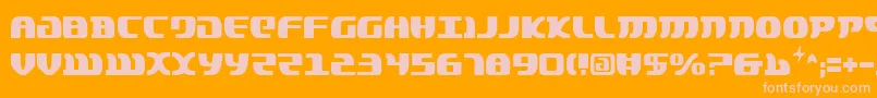 LordOfTheSithCondensed Font – Pink Fonts on Orange Background