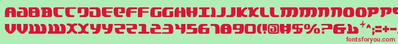 LordOfTheSithCondensed Font – Red Fonts on Green Background