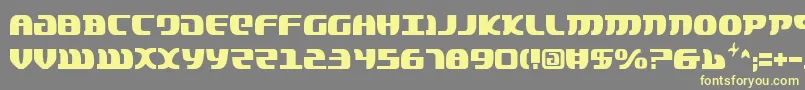 LordOfTheSithCondensed Font – Yellow Fonts on Gray Background