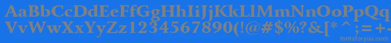Подробнее о шрифте BitstreamArrusBlackBt Шрифт BitstreamArrusBlackBt – серые шрифты на синем фоне
