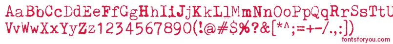 PelkistettyaTodellisuutta Font – Red Fonts