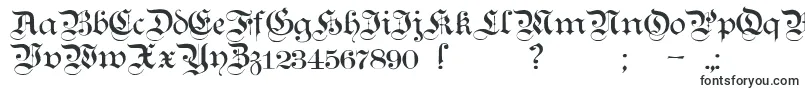 TeutonicNo1Demibold Font – Tool Fonts