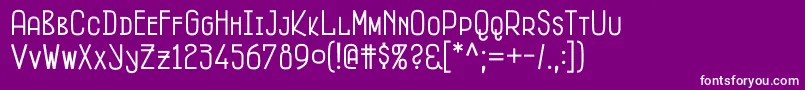 fuente Fitzgerald – Fuentes Blancas Sobre Fondo Morado