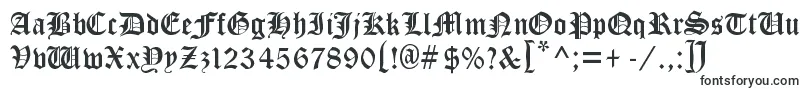 CloisterBlackLight-fontti – monogrammifontit