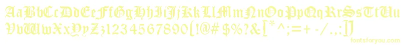 CloisterBlackLight Font – Yellow Fonts