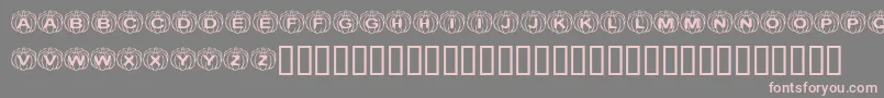 KrPerfectPumpkin Font – Pink Fonts on Gray Background