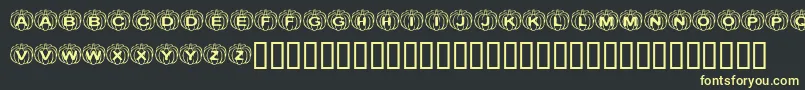 More about KrPerfectPumpkin Font KrPerfectPumpkin Font – Yellow Fonts on Black Background