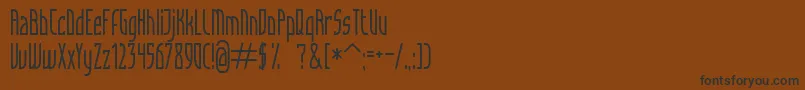 More about Articulate Font Articulate Font – Black Fonts on Brown Background