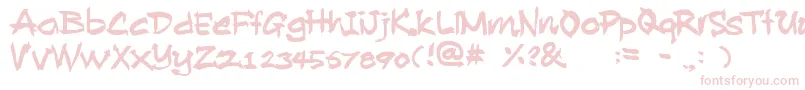 AllanRooster Font – Pink Fonts on White Background