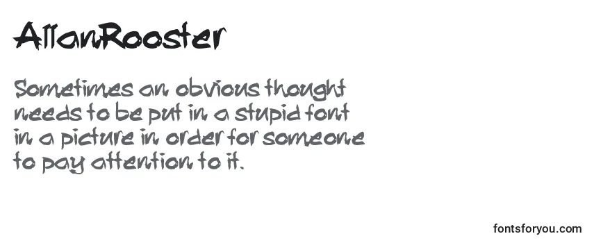 AllanRooster Font