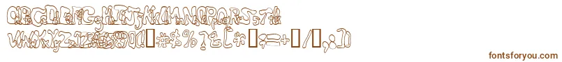 More about Critterisrad Font Critterisrad Font – Brown Fonts on White Background