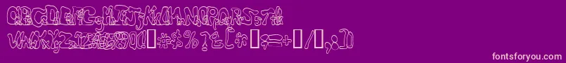Más sobre la fuente Critterisrad fuente Critterisrad – Fuentes Rosadas Sobre Fondo Morado