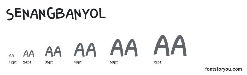 SenangBanyol Font Sizes