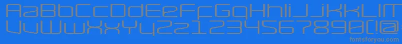 fuente RaveWide – Fuentes Grises Sobre Fondo Azul