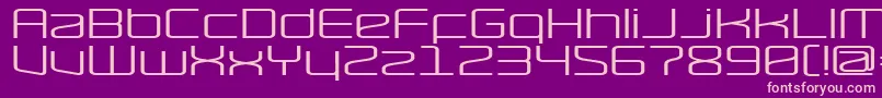 RaveWide Font – Pink Fonts on Purple Background