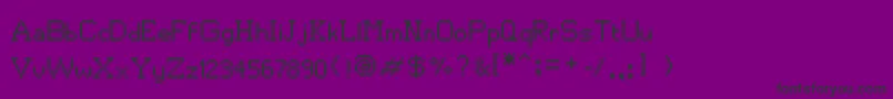 Mkr17 Font – Black Fonts on Purple Background