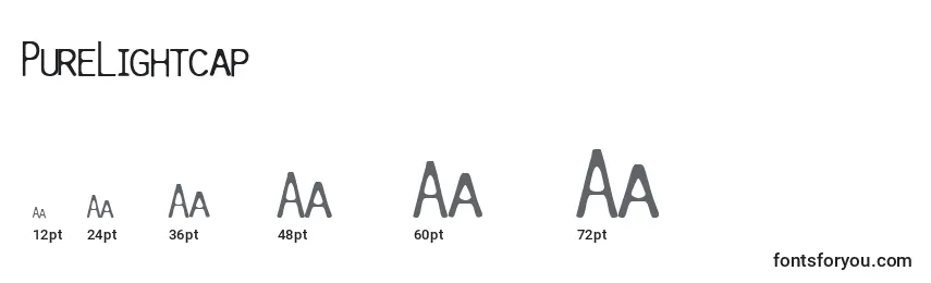 PureLightcap Font Sizes