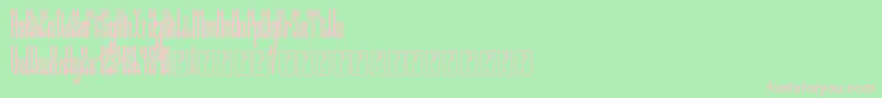 NiceomiFree Font – Pink Fonts on Green Background