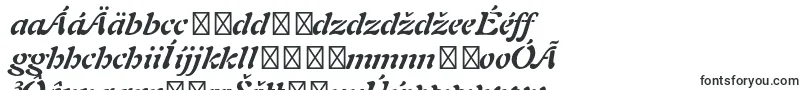 Шрифт AuriolltstdBolditalic – словацкие шрифты