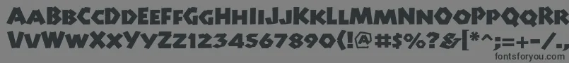 Manitolpstd Font – Black Fonts on Gray Background