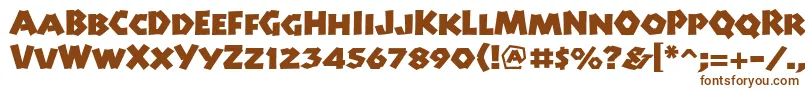 Шрифт Manitolpstd – коричневые шрифты