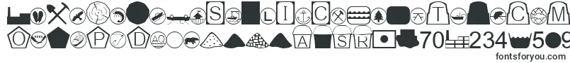 EsriEnviroHazardSites Font – Fonts for Adobe Acrobat