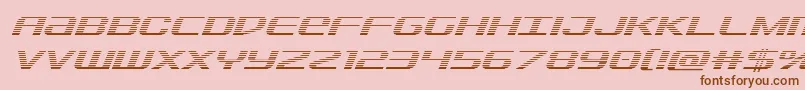 Sdfgradital Font – Brown Fonts on Pink Background