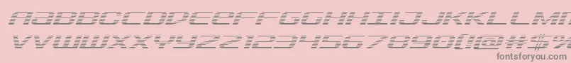 Sdfgradital Font – Gray Fonts on Pink Background