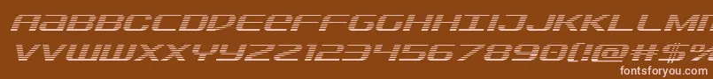 Sdfgradital Font – Pink Fonts on Brown Background