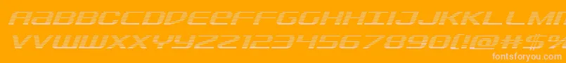 Sdfgradital Font – Pink Fonts on Orange Background