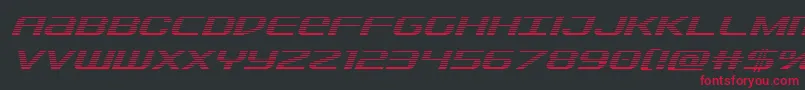 Sdfgradital Font – Red Fonts on Black Background