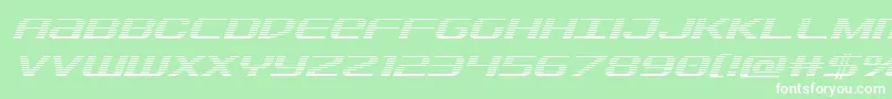Sdfgradital Font – White Fonts on Green Background