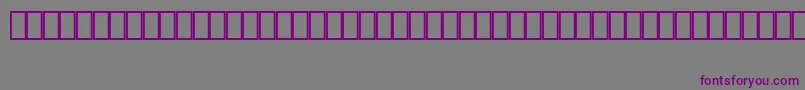 Шрифт MapinfoWeather – фиолетовые шрифты на сером фоне