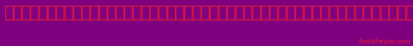 MapinfoWeather Font – Red Fonts on Purple Background