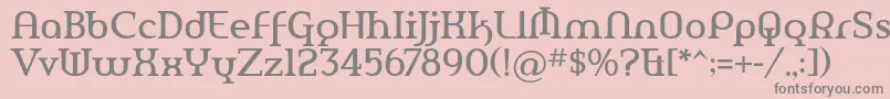 More about AmerikaPro Font AmerikaPro Font – Gray Fonts on Pink Background