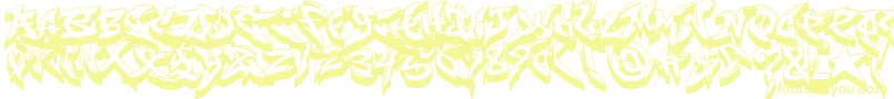RaseoneFat3D-Schriftart – Gelbe Schriften