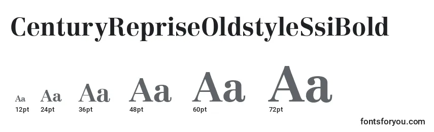 CenturyRepriseOldstyleSsiBold Font Sizes