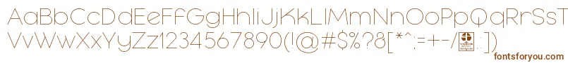 MayekaThinDemo Font – Brown Fonts