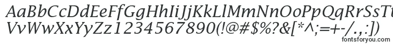 LucidastdItalic-fontti – kirjafontit