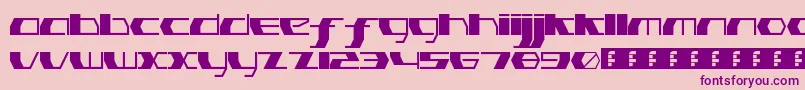 PinkHasGoneExtinctThin Font – Purple Fonts on Pink Background